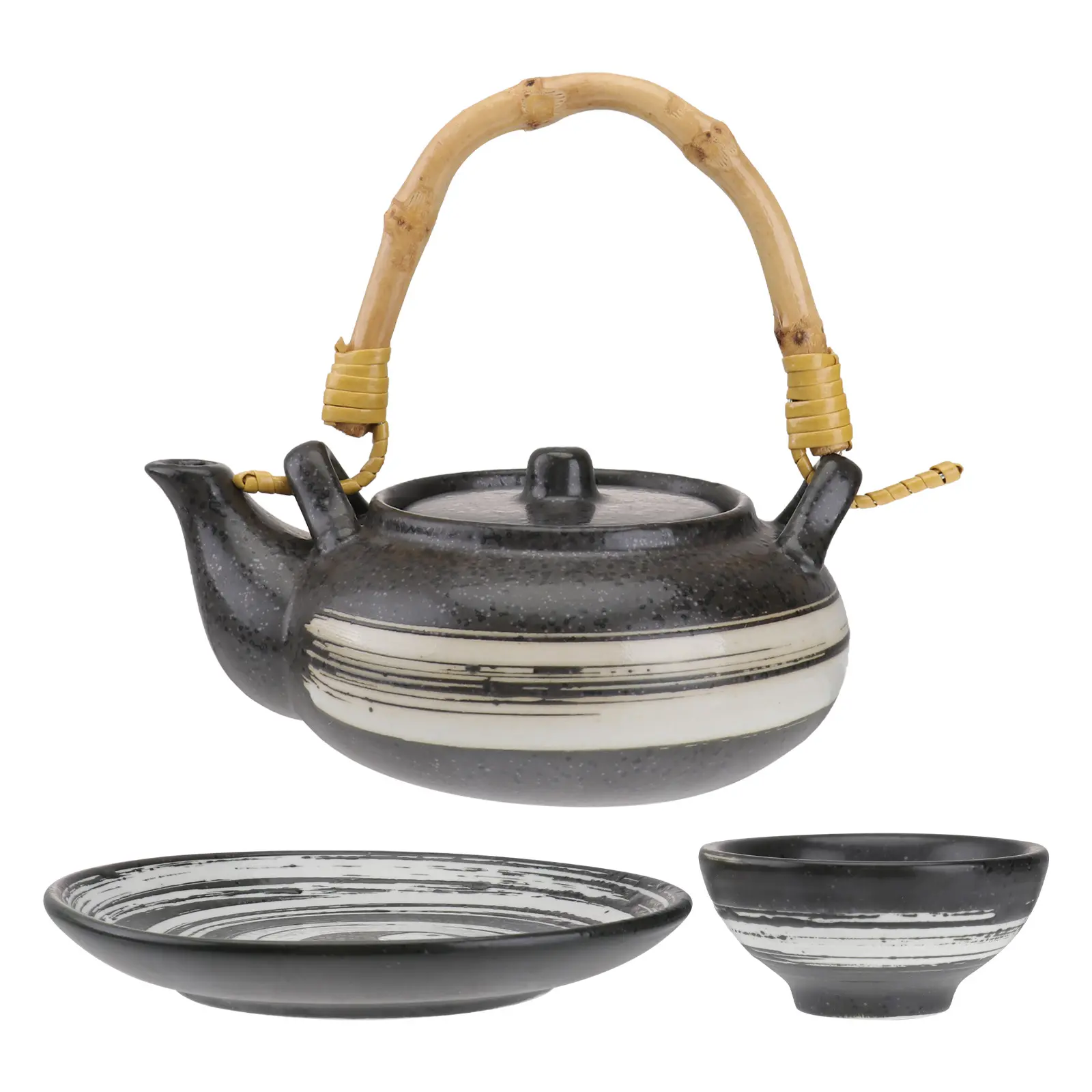 Ceramic Seafood Soup Pot Teapot Beautiful Design Portable Household Serving Tool Elegant Taste Home Restaurant Tea House Easy
