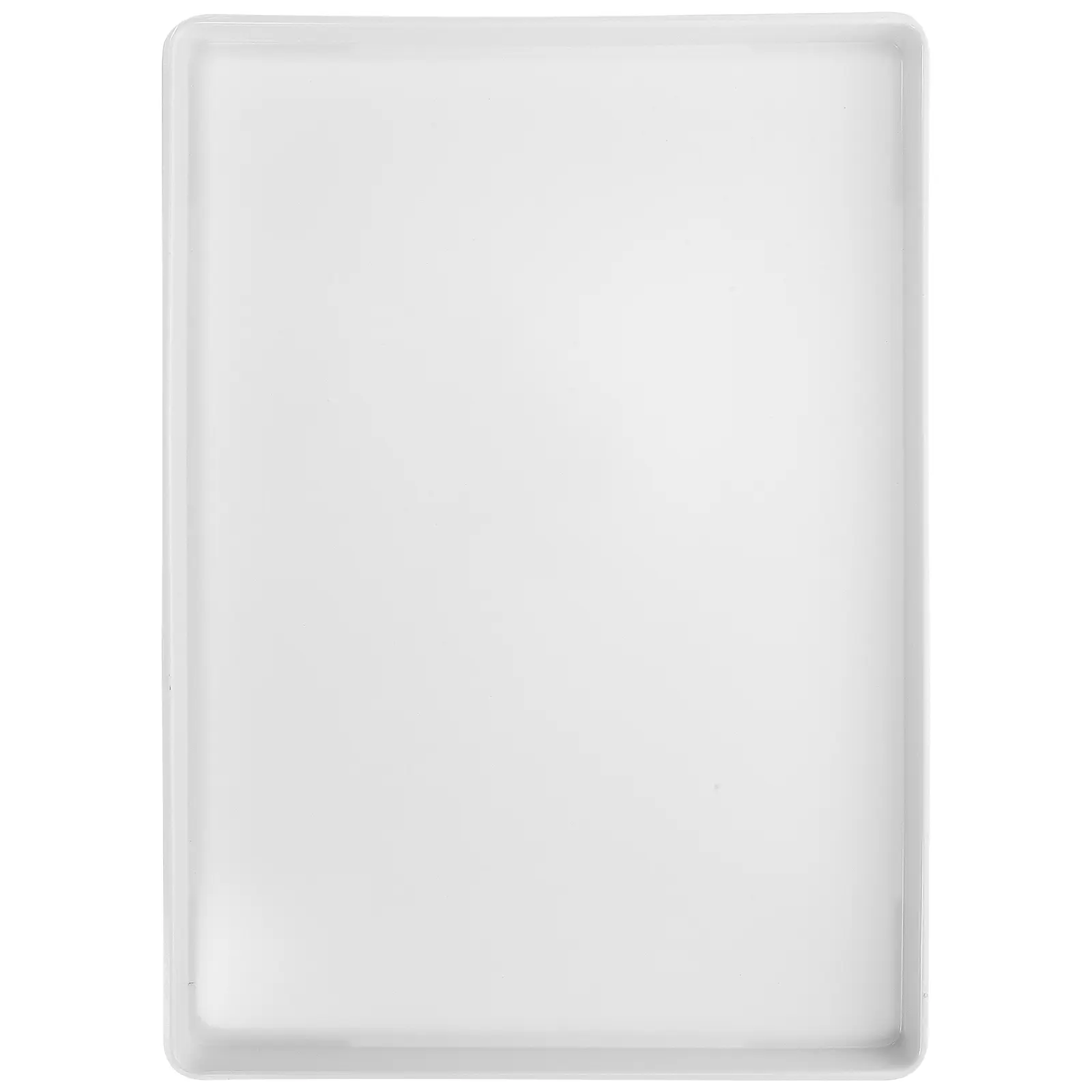 Rectangular Kitchen Plate Storage Tray for Table Bowl Sink Household Fruit White Melamine Tray Nuts Serving Snack Party