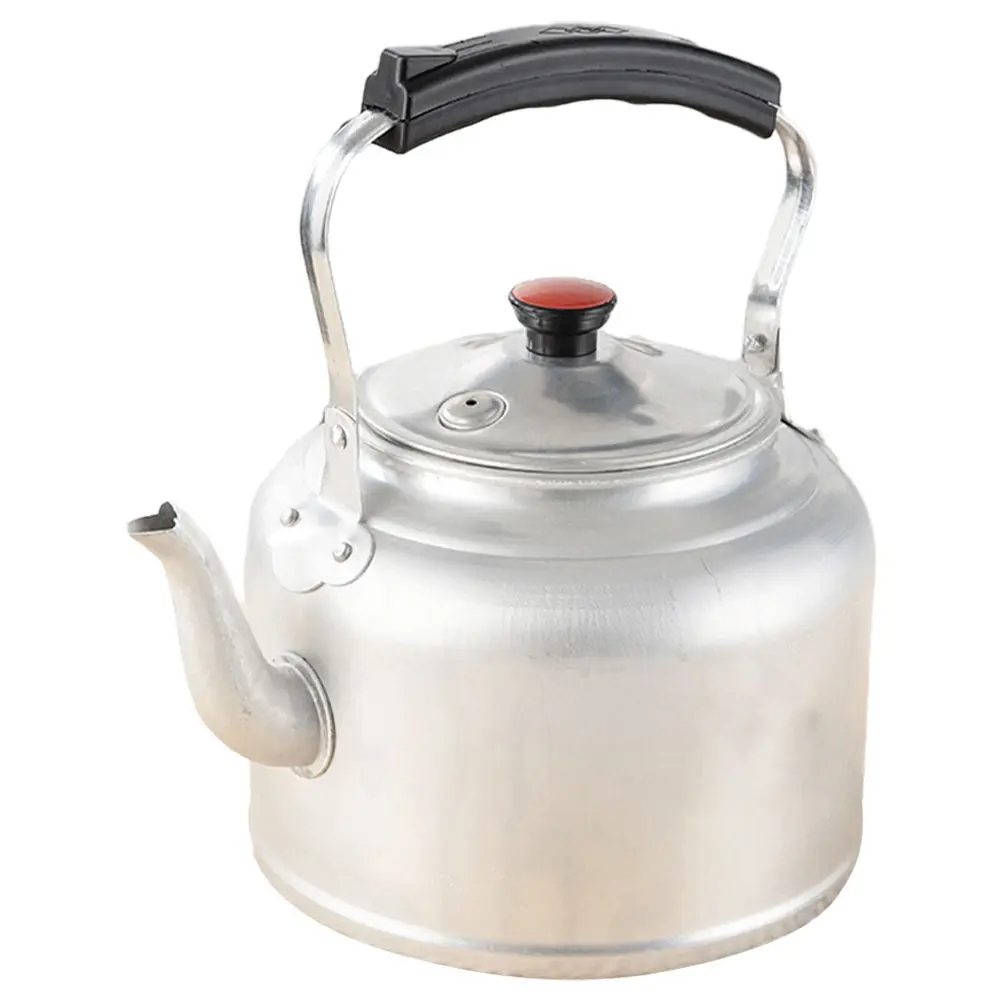 1pc Thickened Aluminum Kettle Heat Resistant Stovetop Kettle Comfortable Handle Long Lasting Fine for Tea