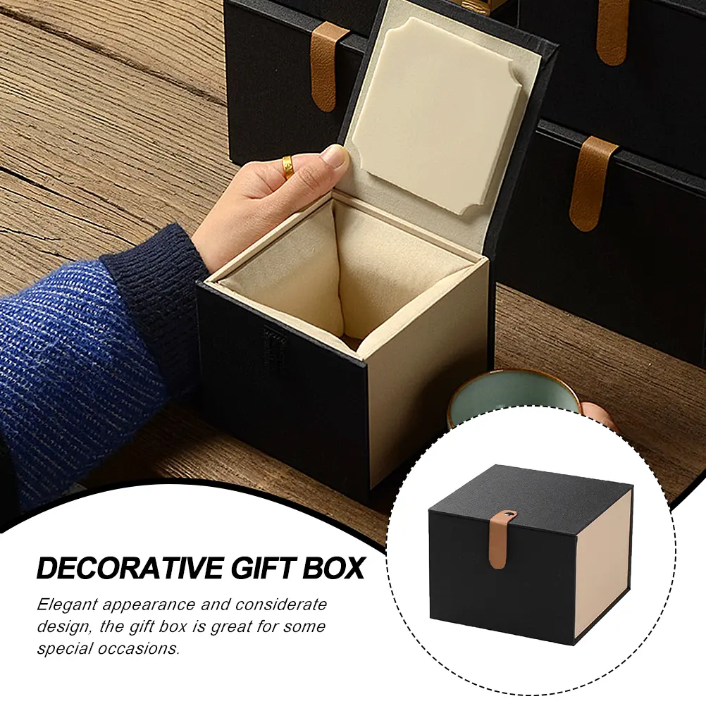 Decorations Purple Clay Pot Gift Box Office Fabric Decorative Boxes for Storage