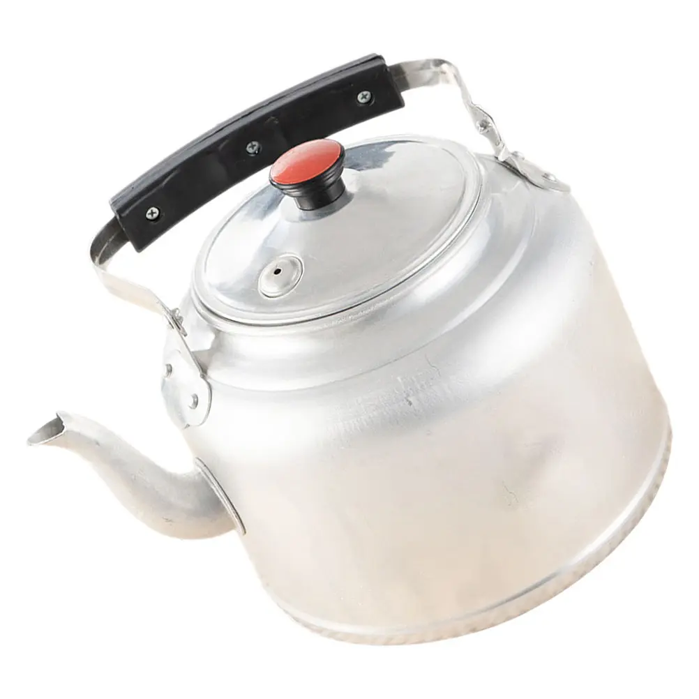 1pc Thickened Aluminum Kettle Heat Resistant Stovetop Kettle Comfortable Handle Long Lasting Fine for Tea