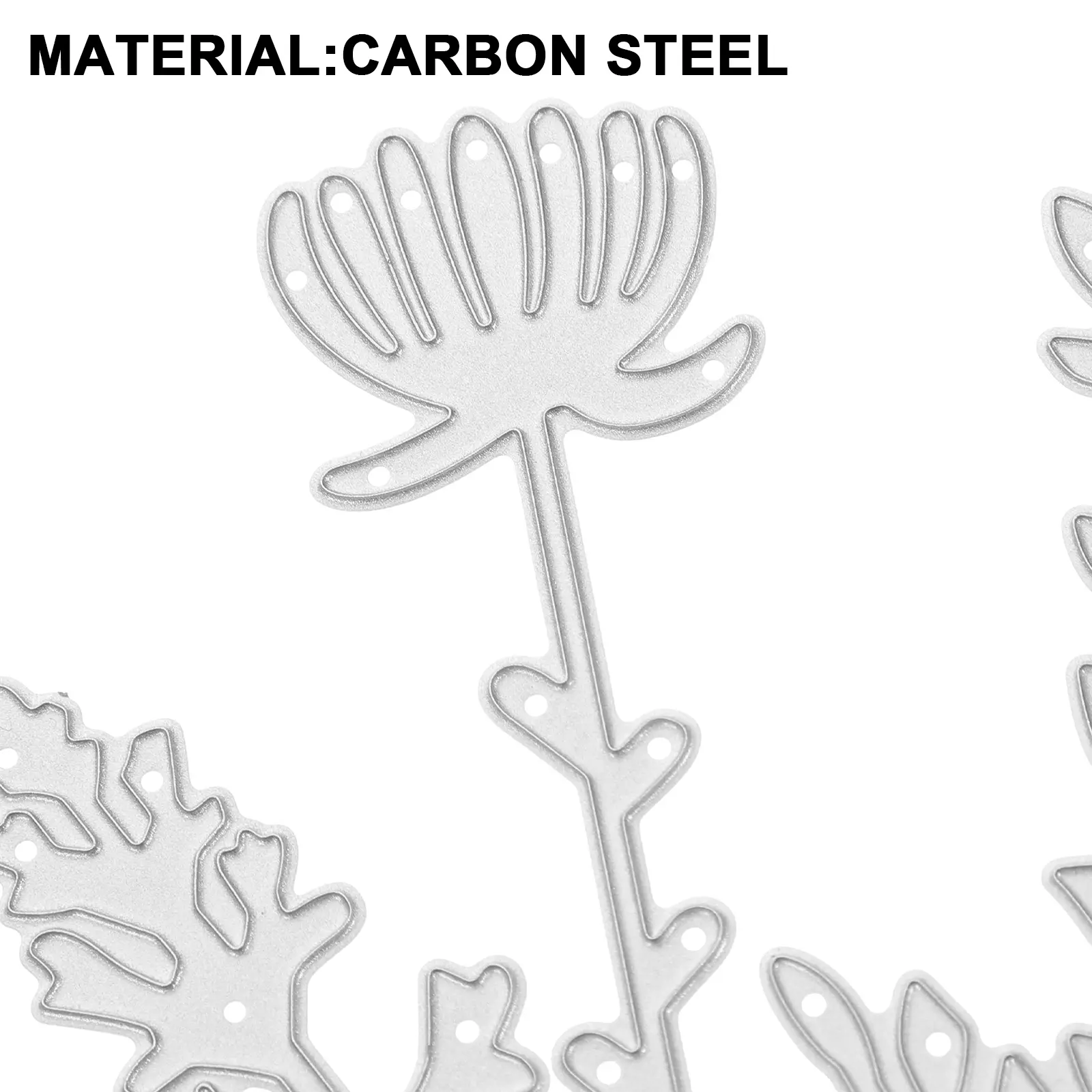 DIY Craft Stencil Cutting Dies Metal Cuts 5 Styles Wildflower Decorative Paper Kids Craft Intelligence Scrapbook Tools Simple