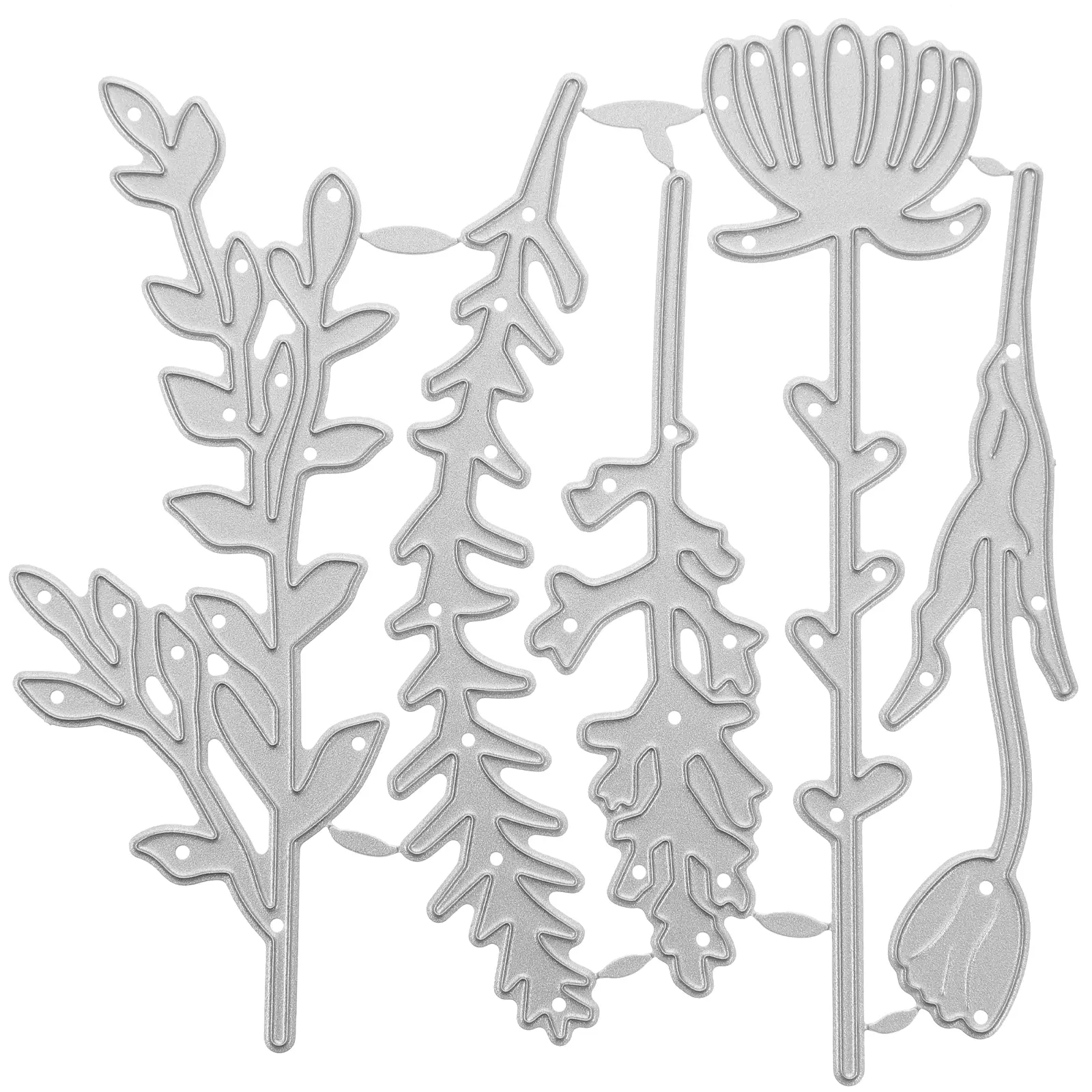 DIY Craft Stencil Cutting Dies Metal Cuts 5 Styles Wildflower Decorative Paper Kids Craft Intelligence Scrapbook Tools Simple