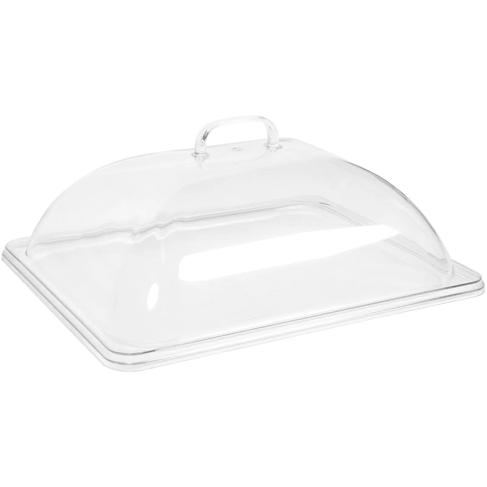Acrylic Food Cover 33x27cm Transparent Cake Dome for Dessert Tray PC Protective Dust Cover Sturdy Easy Clean Safe Material