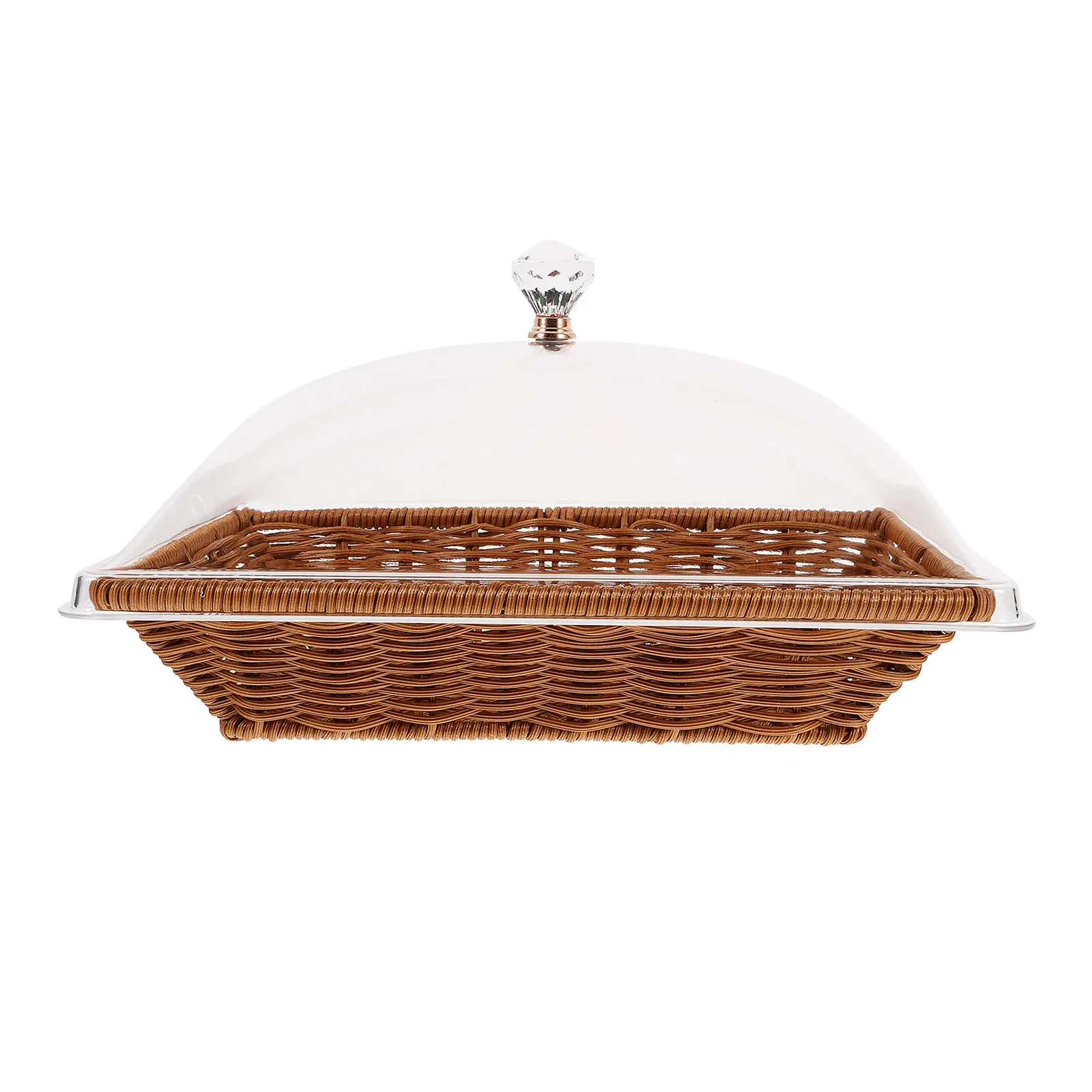 Large Bread Basket with Lid Food Fresh-keeping for Table Tray Sourdough Shop Display