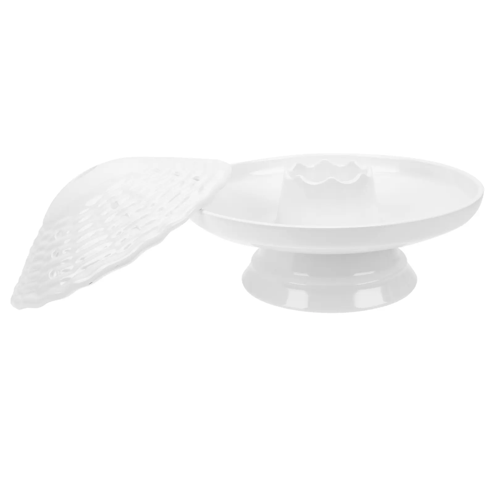 Creative Tableware Serving Platters Advanced White Melamine Dinner Plates