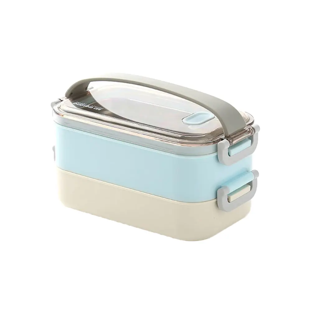 Thermal Lunch Box 1600 ML Food Container Leakproof Insulated Double Layer for School Office Students Workers