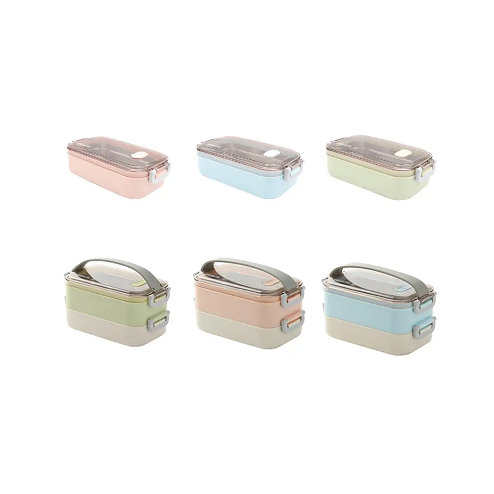 Thermal Lunch Box 1600 ML Food Container Leakproof Insulated Double Layer for School Office Students Workers