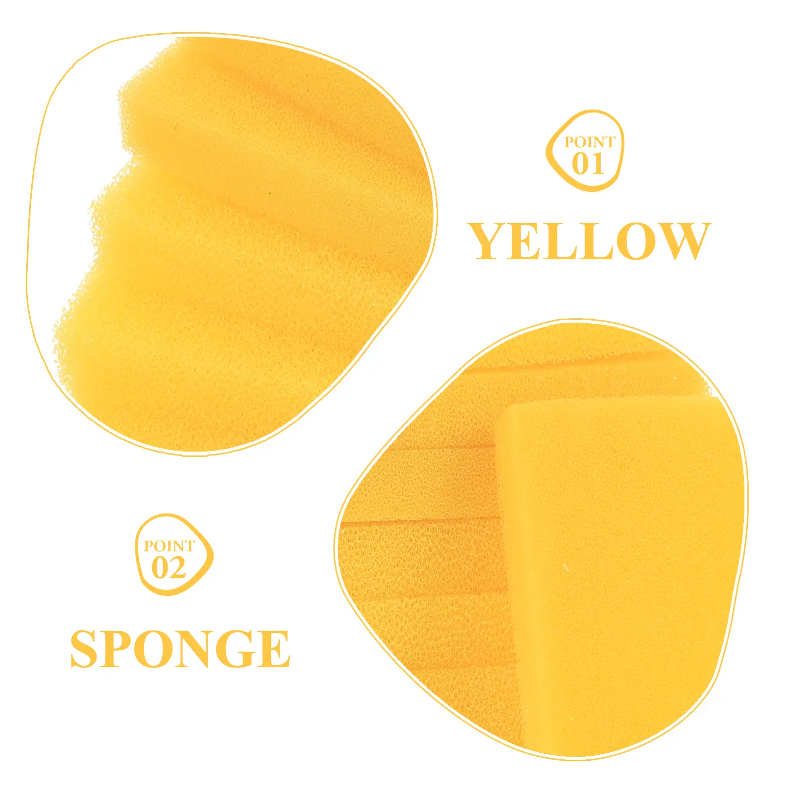 10 Pcs Fine Hole Sponge High Water Permeable Filter Adsorbent Easy Clean Machine Washable No Deformation Fish Tank Aquarium