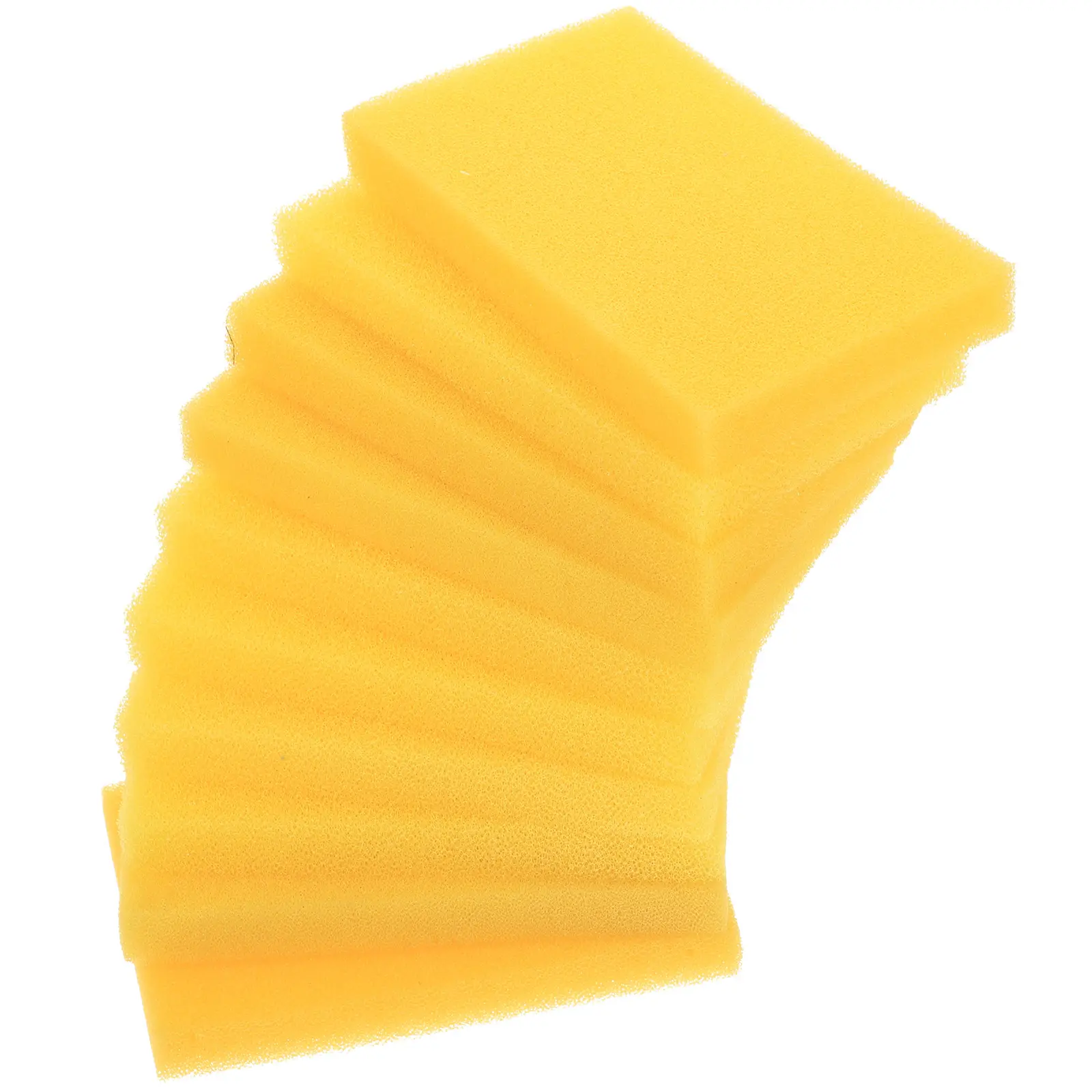 10 Pcs Fine Hole Sponge High Water Permeable Filter Adsorbent Easy Clean Machine Washable No Deformation Fish Tank Aquarium
