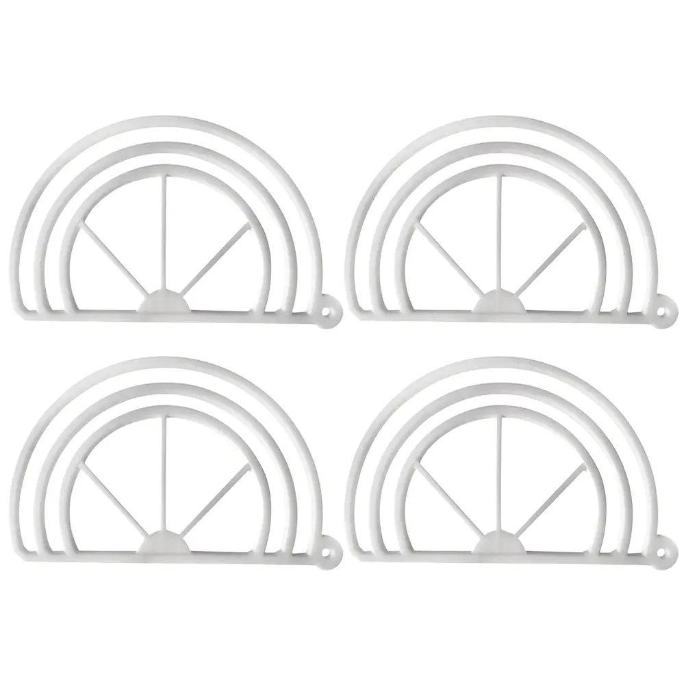 4pcs Brim Bender Cap Shaper Curving Tool Styler Portable Optional Hat Curving Band Baseball Hat Brim Bender Storage Accessories