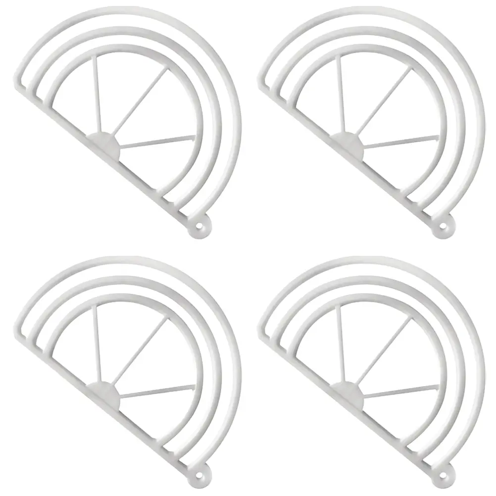 4pcs Brim Bender Cap Shaper Curving Tool Styler Portable Optional Hat Curving Band Baseball Hat Brim Bender Storage Accessories