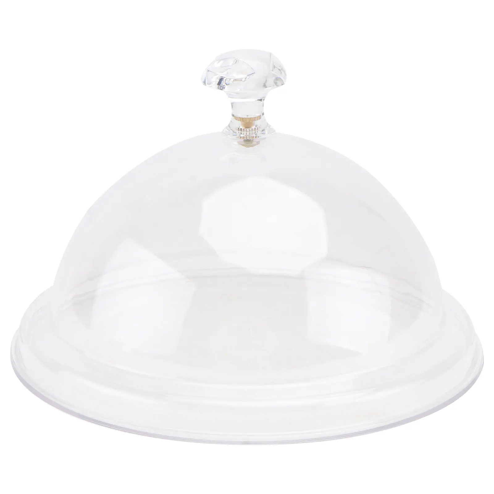Transparent Food Covers Acrylic Dust Proof Lid Round Dessert Tent Protector Home Hotel Restaurant Kitchen Bar Use Safe