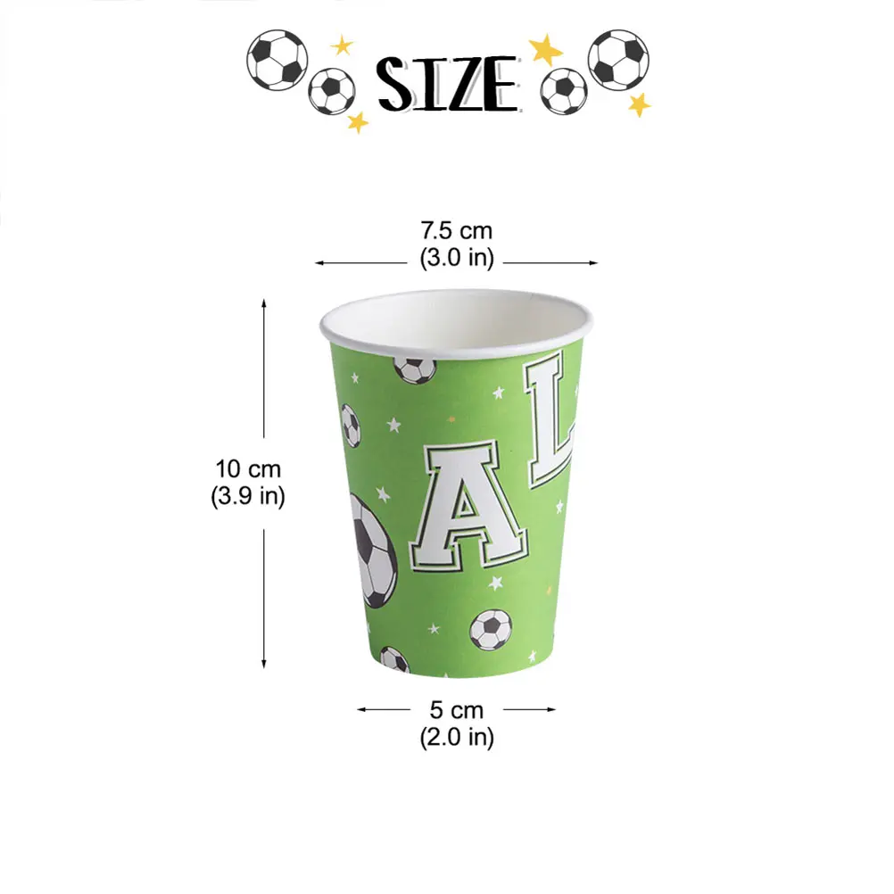 52 Pcs Cutlery Set Disposable Paper Plates Cups Straw Birthday Party Disposable Plate Supplies Eco Friendly Tableware