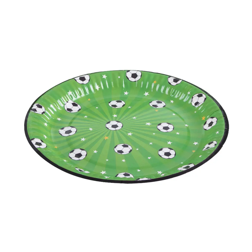 52 Pcs Cutlery Set Disposable Paper Plates Cups Straw Birthday Party Disposable Plate Supplies Eco Friendly Tableware