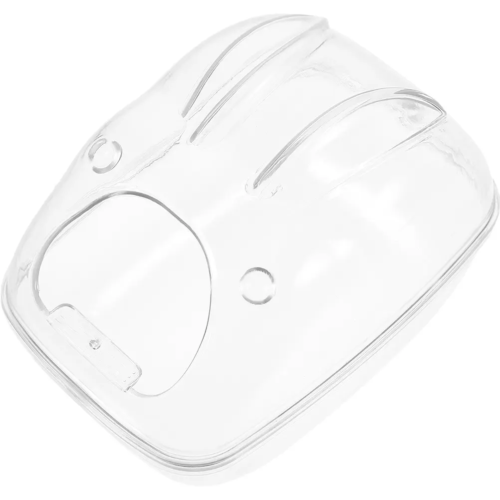Hamster Bathroom Supplies Clear Medium Size Sand Bath Box Guinea Pig Toilet Small Pet Bathtub Accessories Wear Resistant