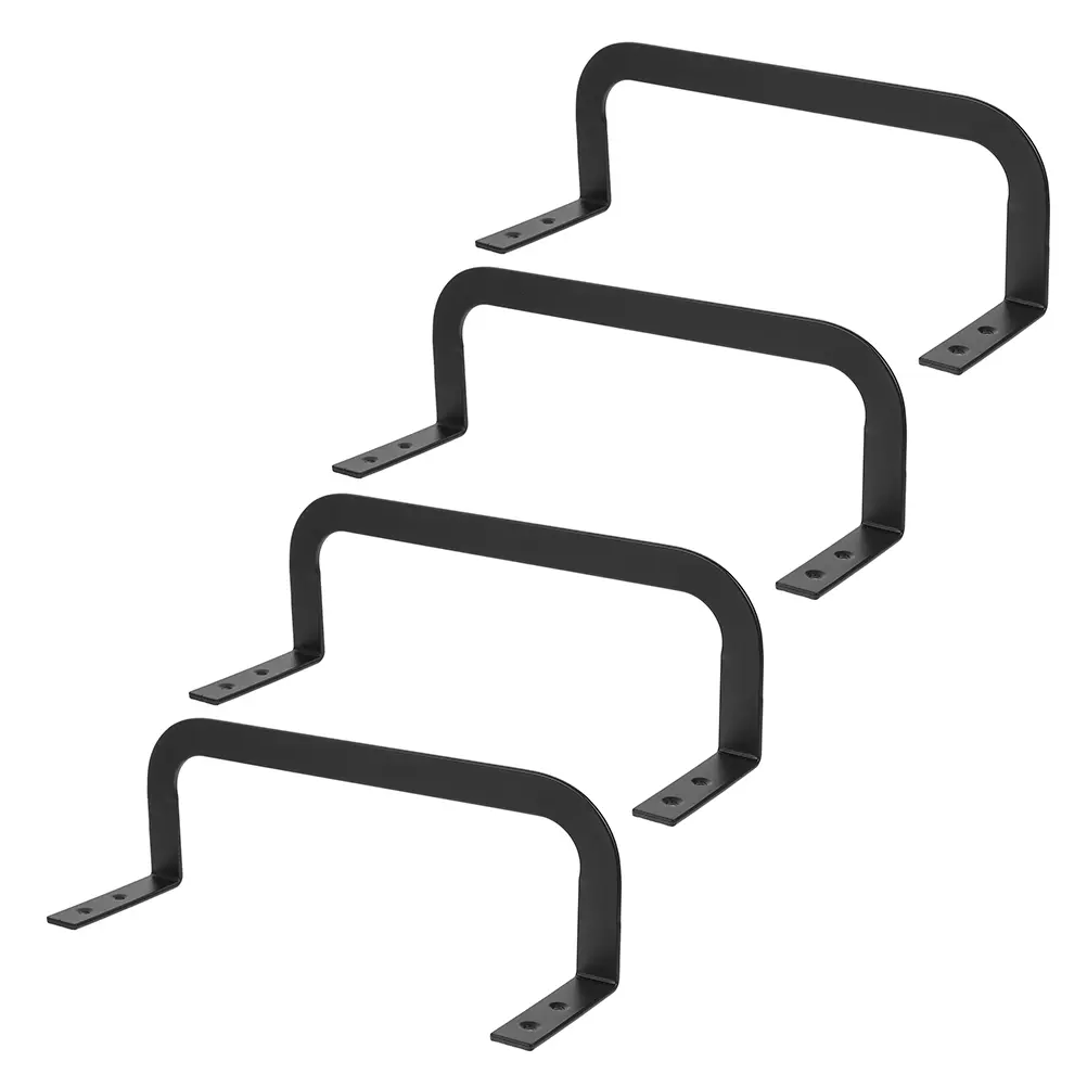 4pcs Strong Metal Anti Skid Mattress Baffle Retainer Bar Non Slip Stopper Bed Frame Fixator Grippers Sturdy Iron Holder For