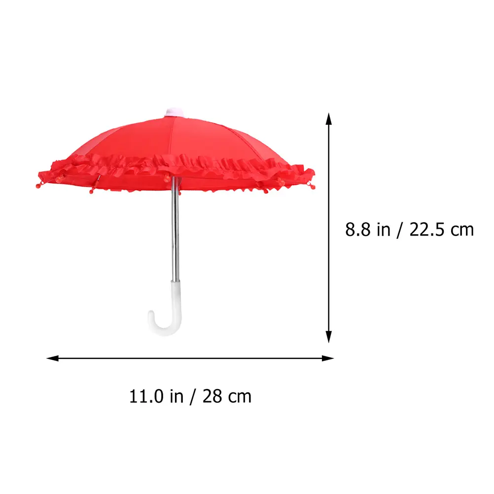 4 Pcs Mini Lace Umbrella Toy Kid Umbrella Toy Decorative Children Umbrella Shade Parasol Household Merchandises