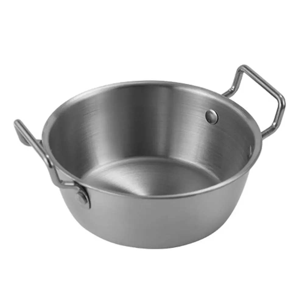 Large Stainless Steel Snack Basket Food Containers Round Serving Bowl Metal