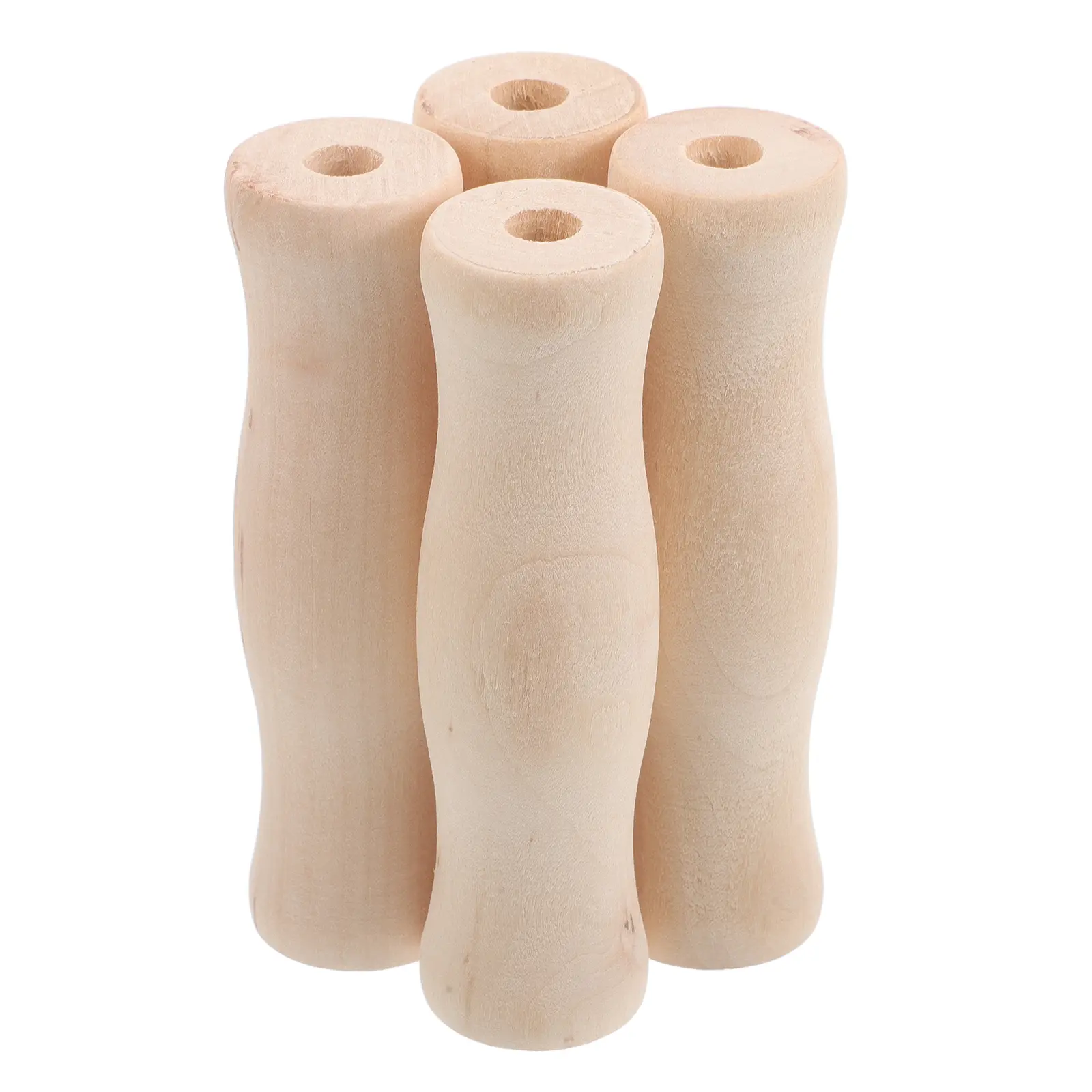 Wooden Handle Kitchen BBQ Utensils for Camping Cooking Tools Anti- Heat Resistant Kitchen Accessories