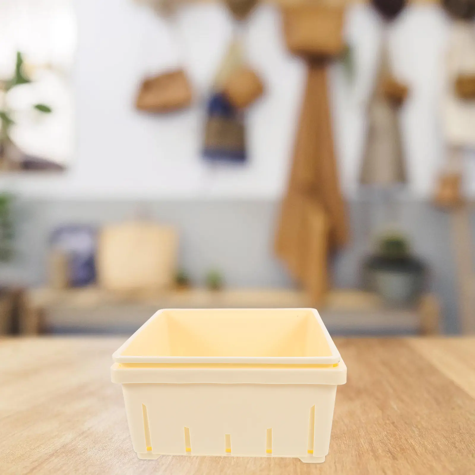 Tofu Mold Maker Box Press Homemade Kit Plastic Mould Easy Use Reusable Kitchen Supply Baking Pan Versatile Creative DIY
