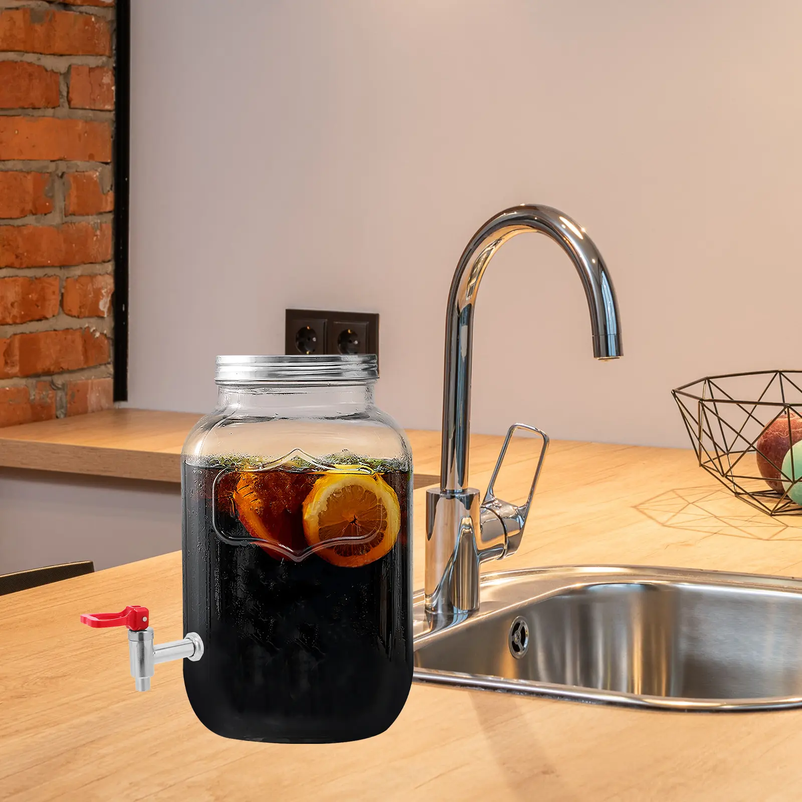 Water Boiler Faucet Stainless Steel Beverage Dispenser Spigot Juice Party Commercial Coolers Leakproof Easy Installation