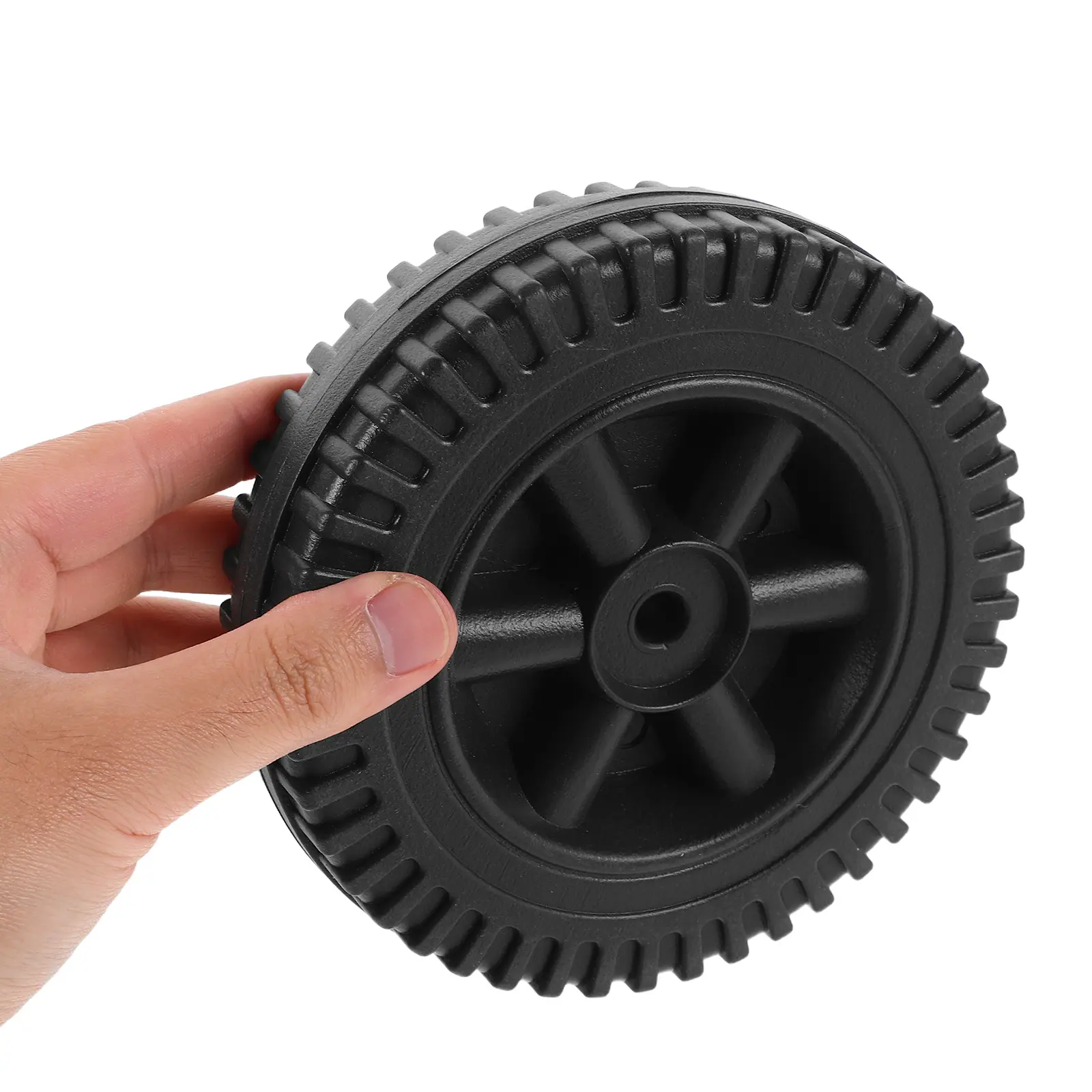 4 Pcs BBQ Wheels Barbecue Oven Cart Swivel Charcoal Grills Replacement Caster Plastic