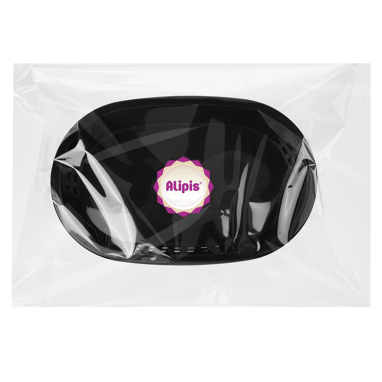 12 Pcs Large Capacity Plastic Food Baskets Sturdy Oval Hollow Out Design Stackable Serving Trays For Fried Chicken French Fries