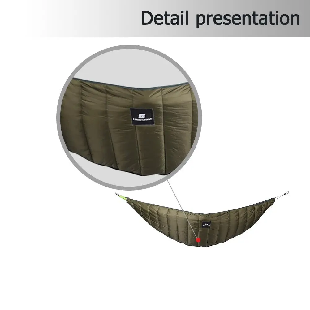 Thickened Cotton Windproof Warm Hammock Cover Camping Insulation Foldable Portable Outdoor Leisure Winter Hammocks Durable Nylon