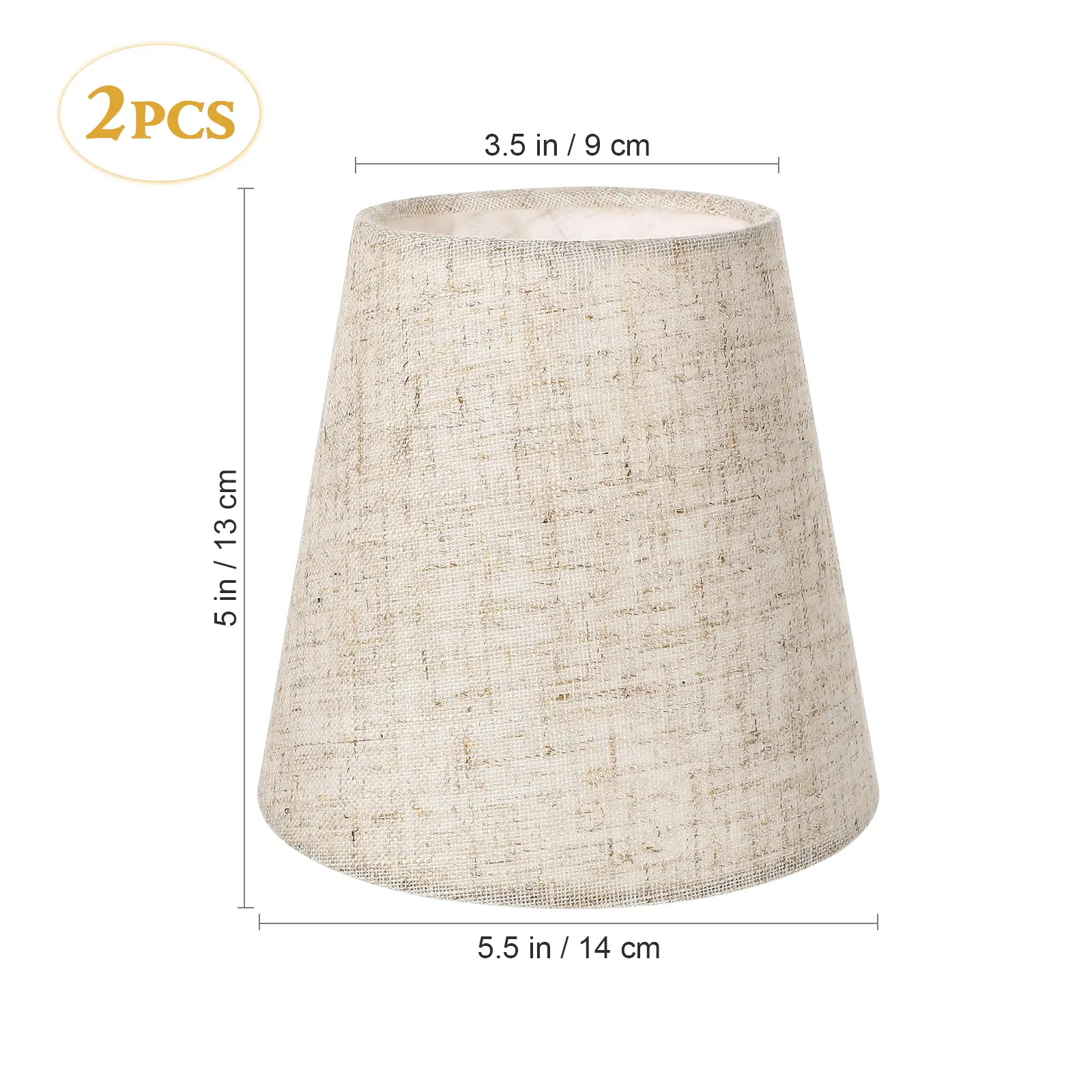 2 Pcs Premium Fabric Lamp Shades Cloth Light Covers Replacement For Lamps Desk Lamps Bedside Lamps Decorative Lighting