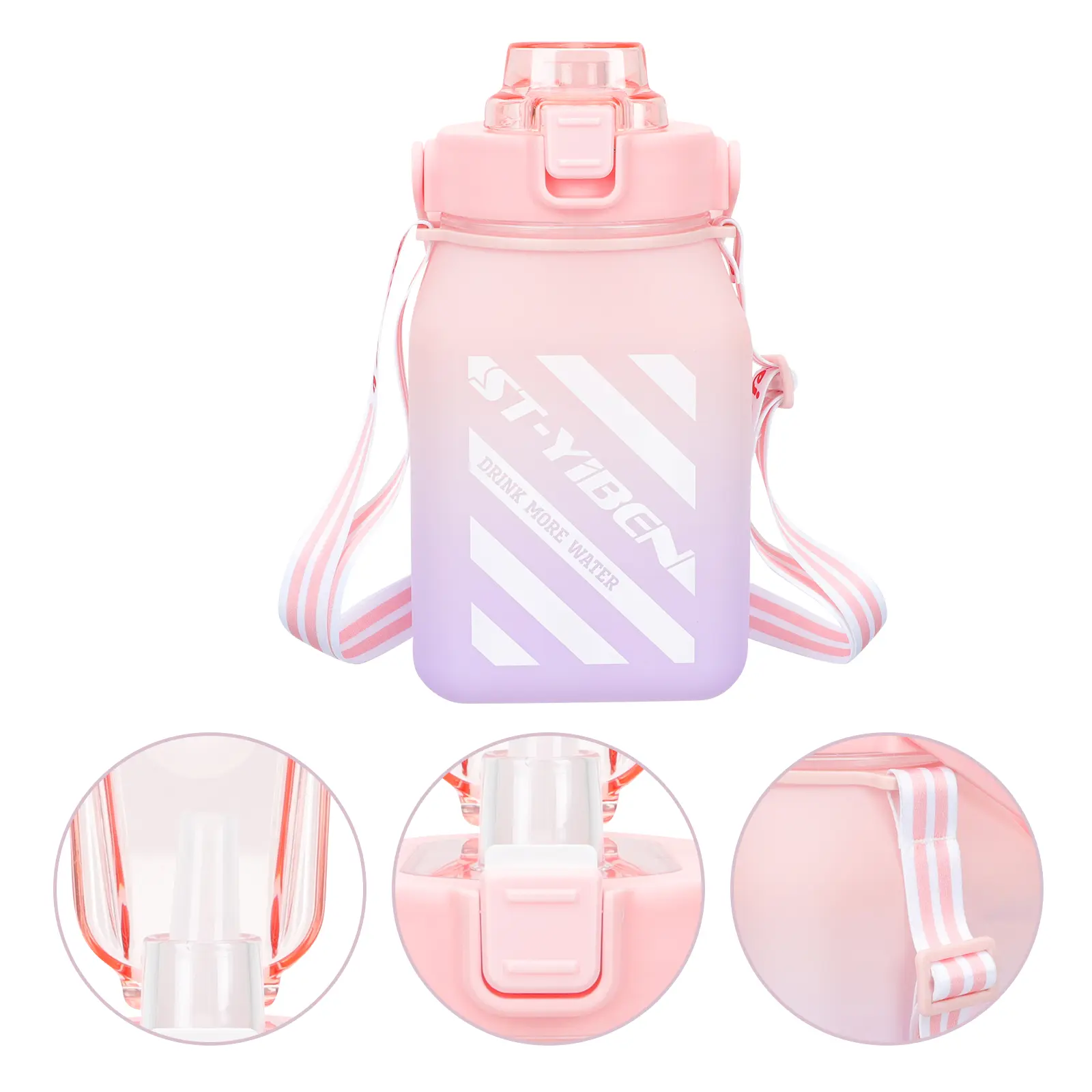 Sport Bottle Aesthetic Water Cute Outdoor Sports Large Jug Gym Festival Tumblers