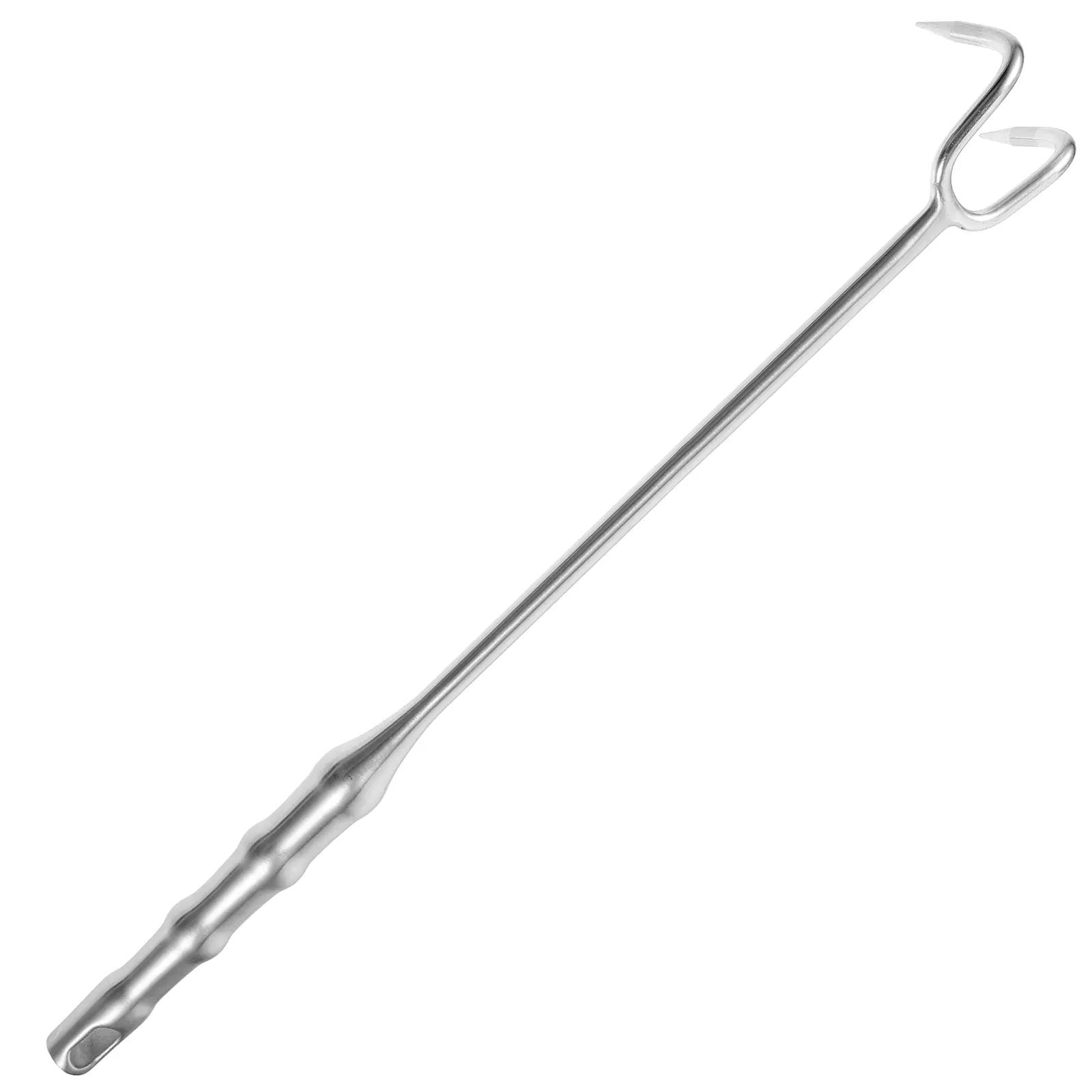 Stainless Steel Meat Hook Grill Accessories Hooks Delicatessen Barbecue Silver Flipper Slotted Turner