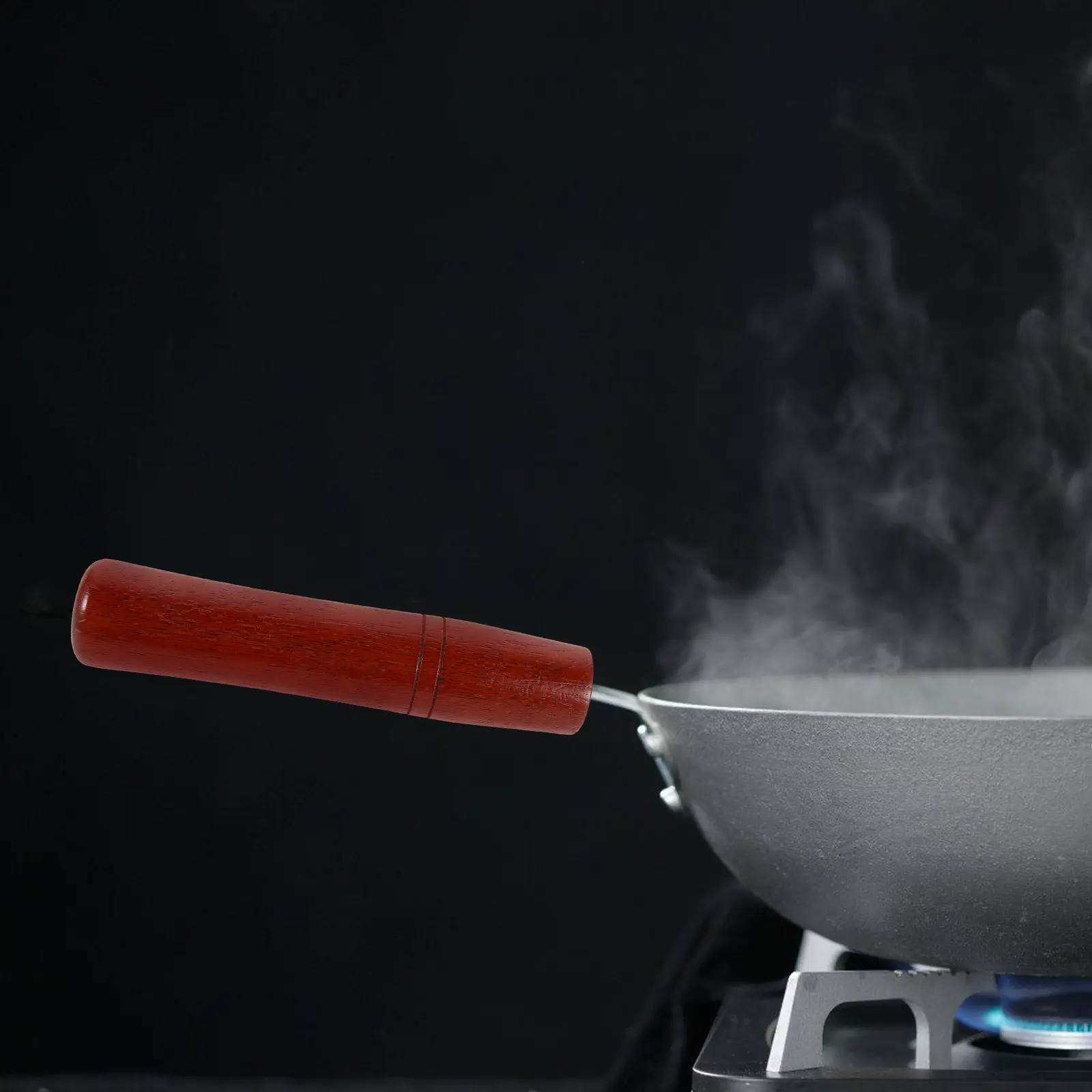 Beech Pot Handle Cookware Part Translate Accessories Household Wooden Detachable for Wok