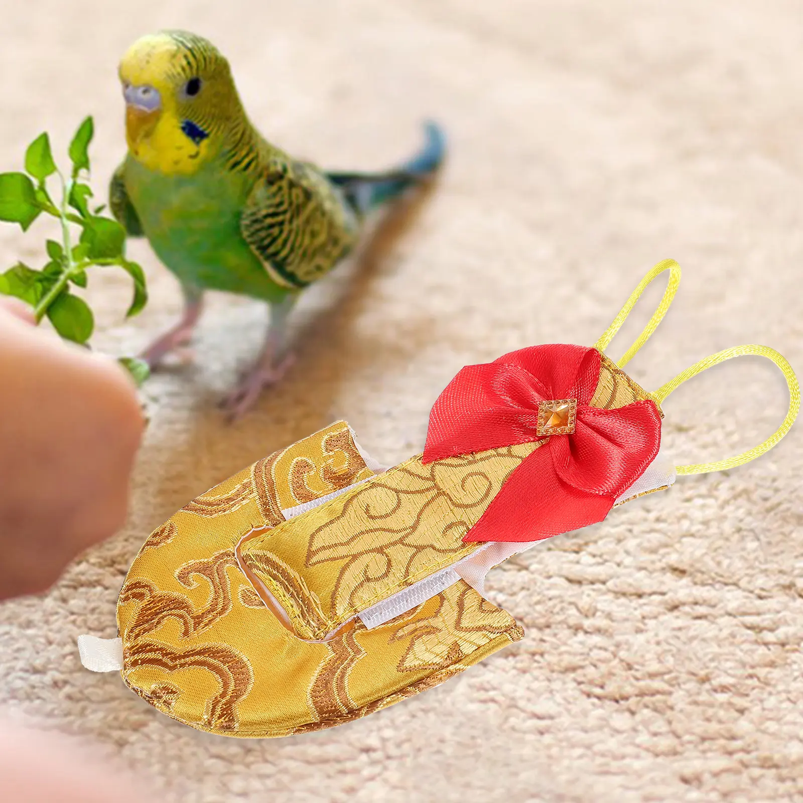 Parrot Flight Suit Clothing Suits Diapers Bird Clothes Camouflage Cockatiel for Birds Nylon