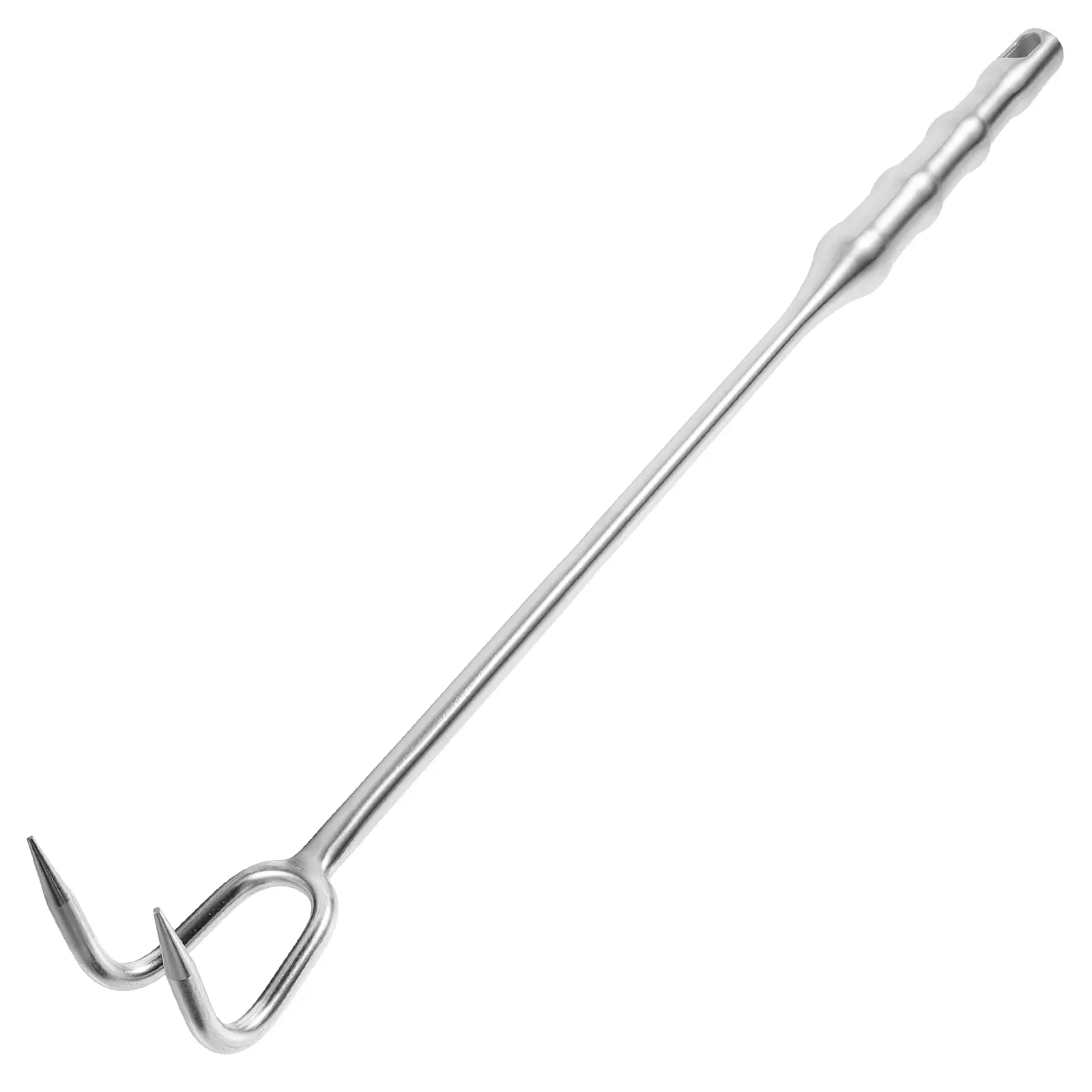 Stainless Steel Meat Hook Grill Accessories Hooks Delicatessen Barbecue Silver Flipper Slotted Turner