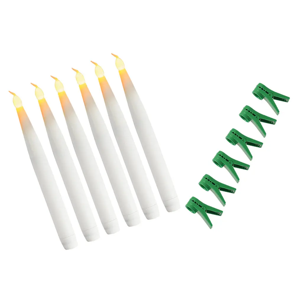 Warm White LED C Xmas Decor Long Pole Light Gifts Party Supplies Christmas naments Luminous Home Decoration