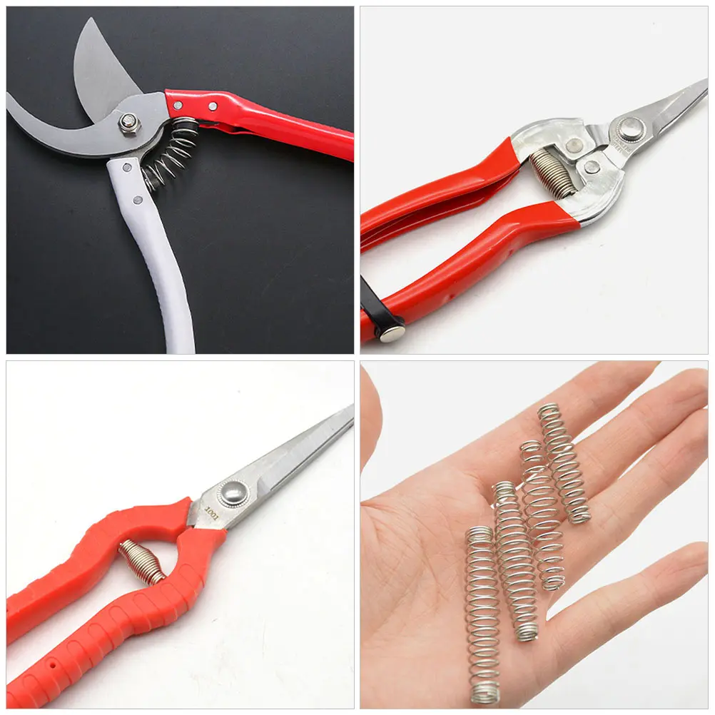 25 Pcs Pruning Shears Flower Thinning Spring Pruners Replaceable Springs for Stainless Steel Trimmer Replacement