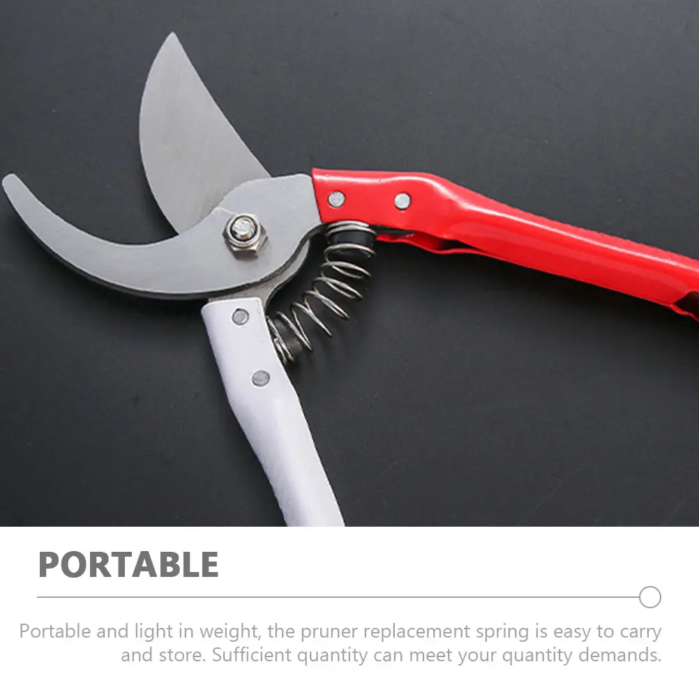 25 Pcs Pruning Shears Flower Thinning Spring Pruners Replaceable Springs for Stainless Steel Trimmer Replacement