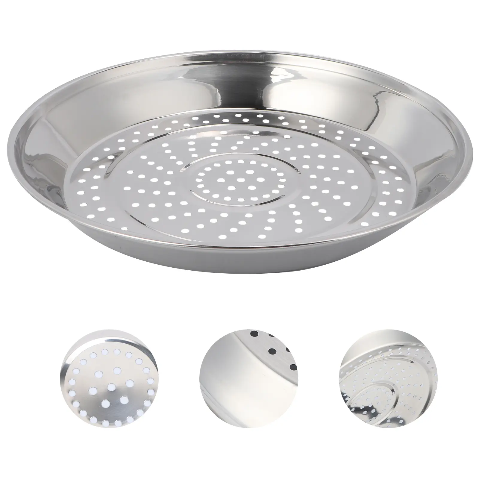 High Quality Stainless Steel Steamer Rack for Wok Toaster Oven Large Cooking Insert Steaming Dish Rust for Fish