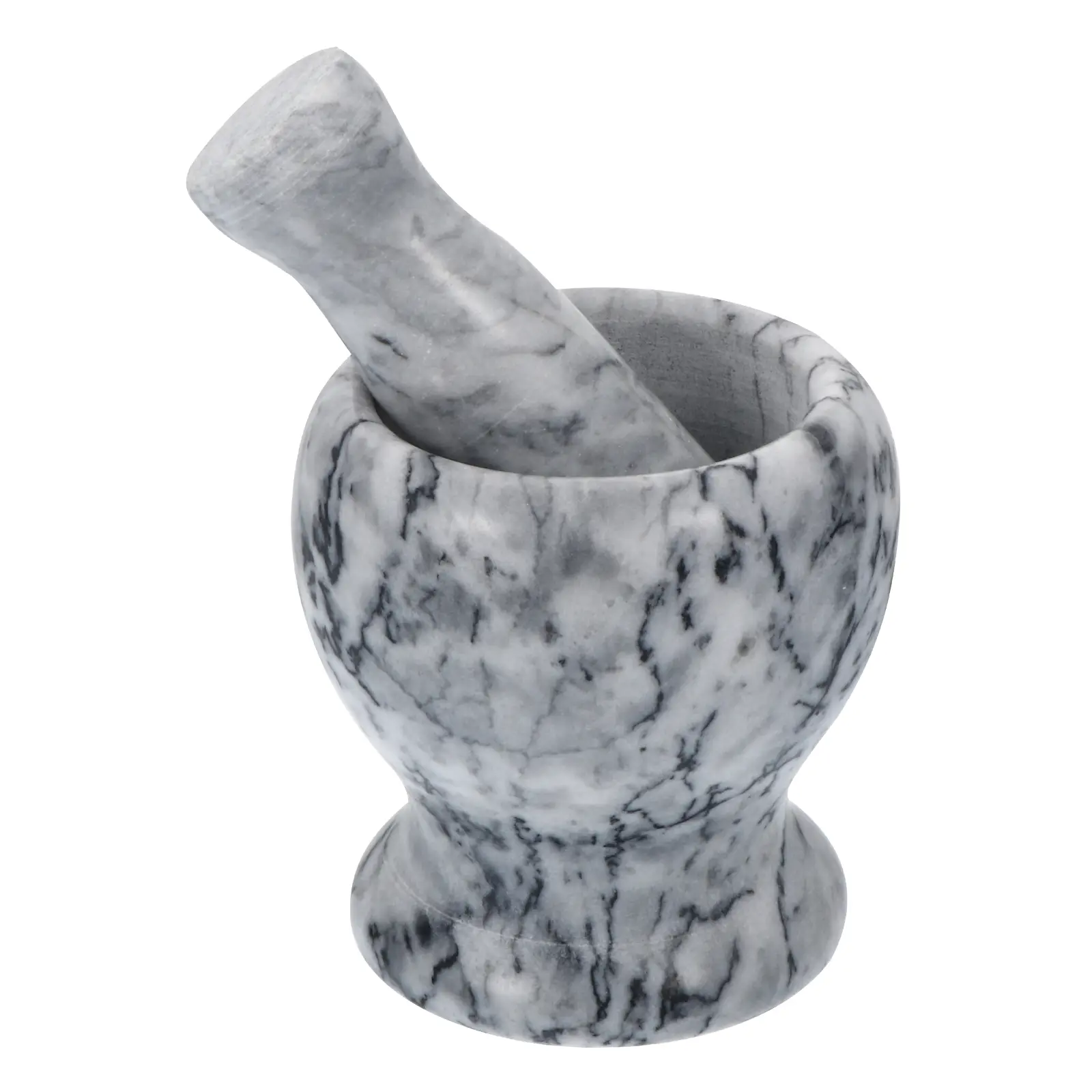 Garlic Mortar Masher Crusher Grinder Accessory Set Grinding Tool Marble Smasher