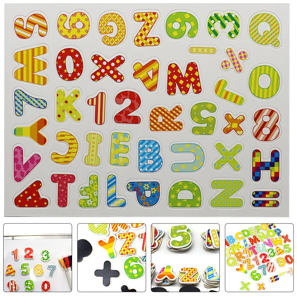 Wooden Letter Stickers Lovely Fridge Decors Children DIY Magnets Creative Magnetic Cute fridge stickers kitchen decorative art