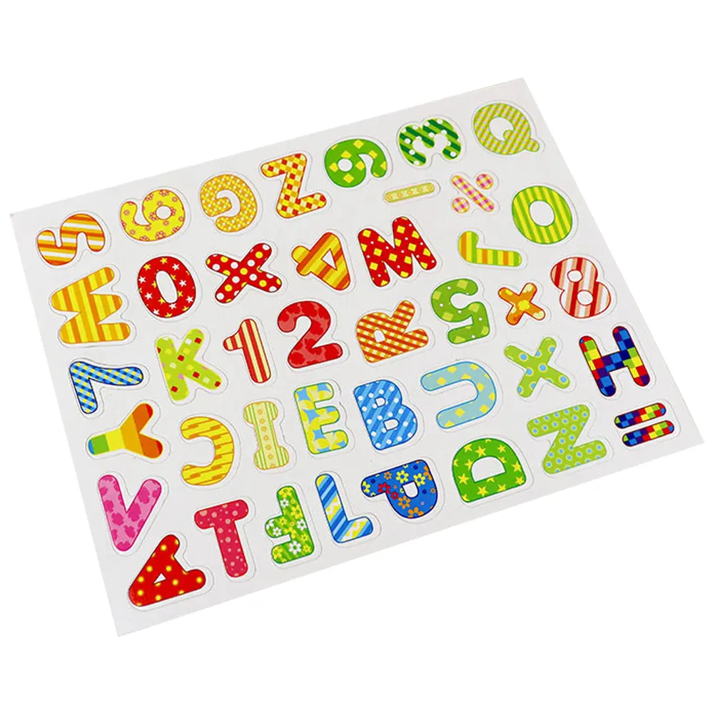 Wooden Letter Stickers Lovely Fridge Decors Children DIY Magnets Creative Magnetic Cute fridge stickers kitchen decorative art