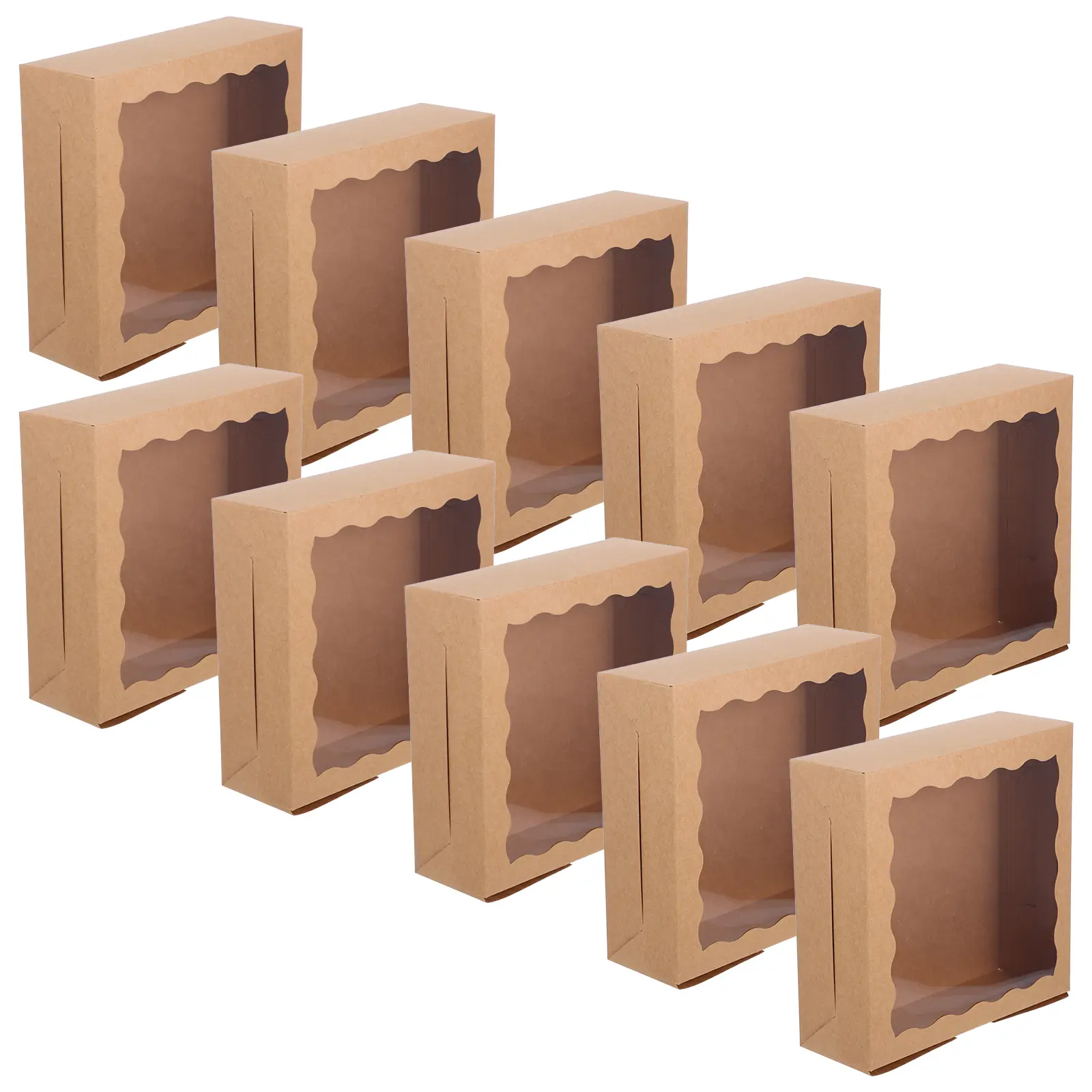 10pcs Party Favor Wedding Treat Decorative Cupcake Boxes Mini Treat Containers Bakery Favors Gift Packaging For Birthday Events