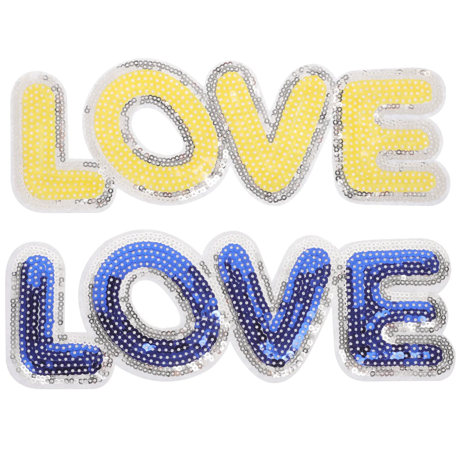 2pcs Embroidery Patch Sew On Letters For Backpack Sew on Letters for Backpack Colored Clothing Patches Lightweight Compact Size