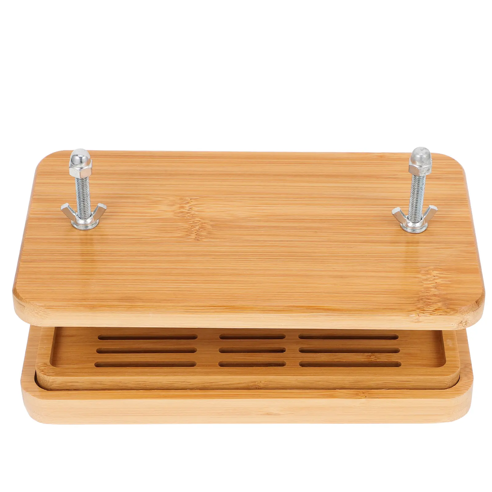 1pc Tofu Press Bamboo Maker Kitchen Tool Soybean Curd Mold Filter Strainer DIY Triple Layer Drainage Tray Water Separator