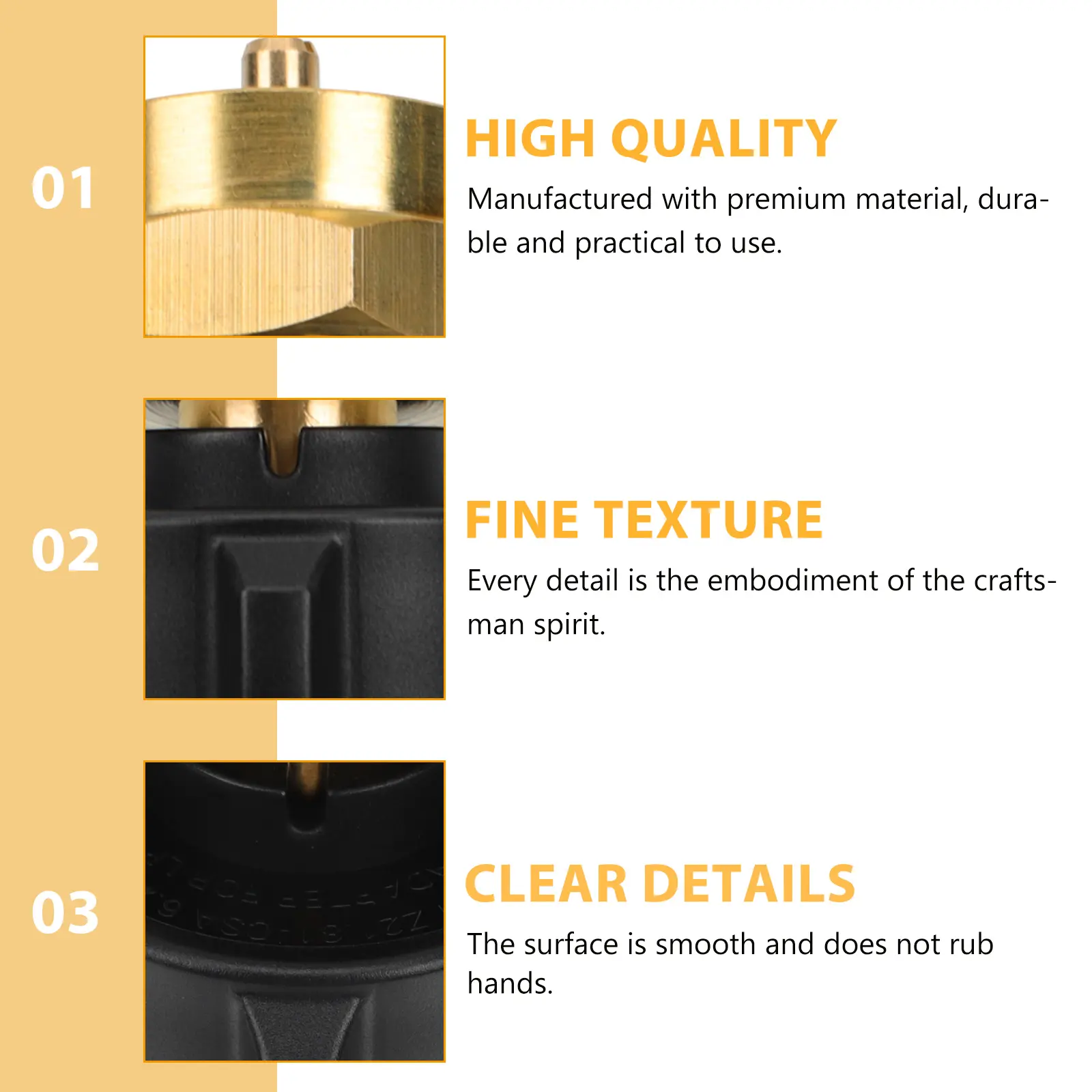 Portable Propane Tank Adapter Metal Gas Connector Coupler Refill Converter Camping Cooking Fits 1lb Cylinder Kitchen