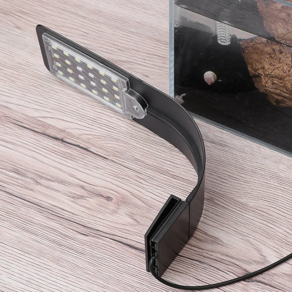 Ultra thin Aquarium Light Stable High Efficiency Low Aquarium Light Power Fish Tank Lamp Lighting Decor Pet Supplies