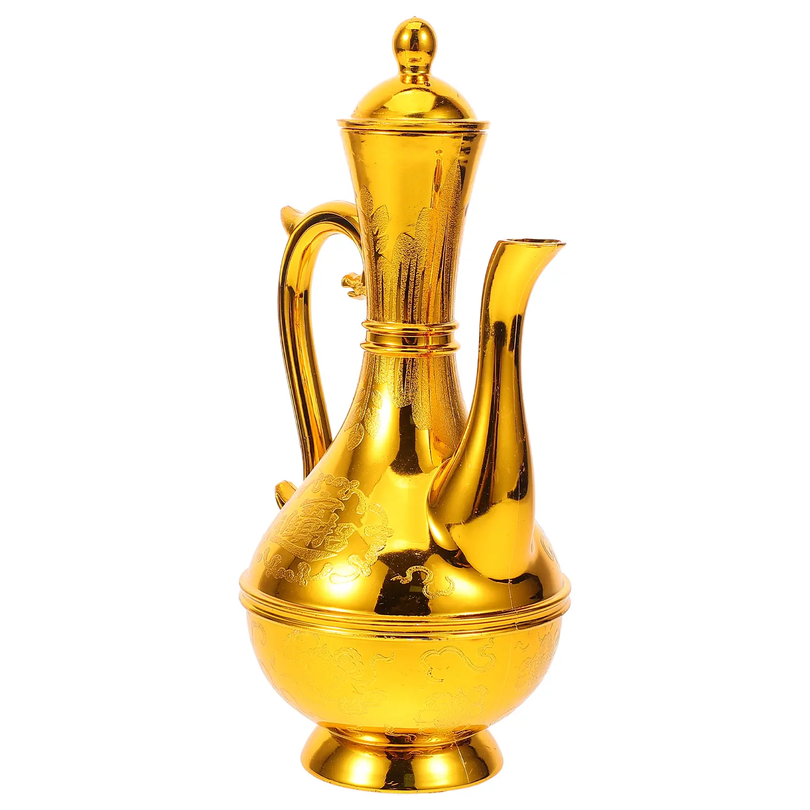 Plastic Wine Jug Decorative Teapot Cup Fine Workmanship Small Size Rational Capacity Unique Style Artistic Atmosphere