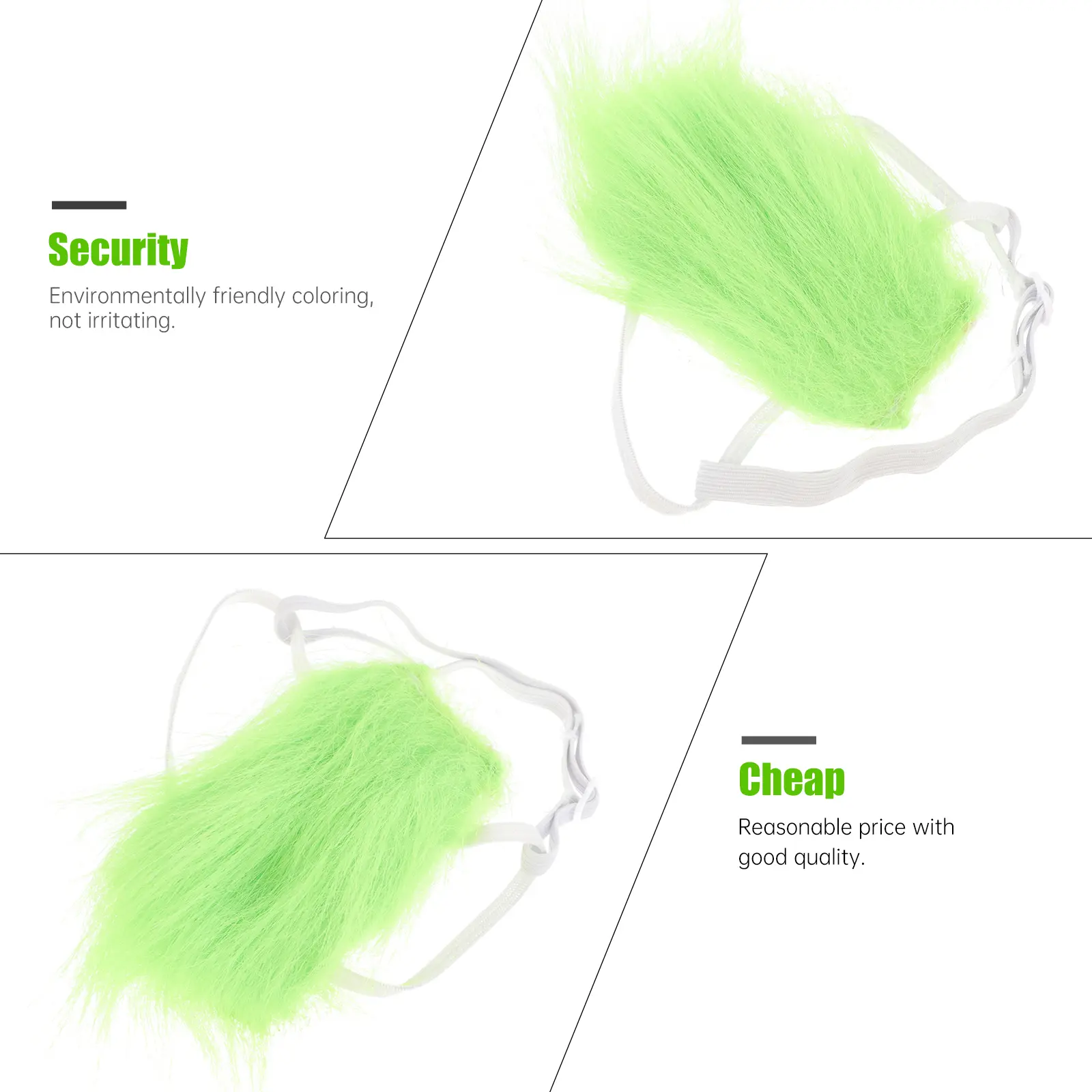 Pet Hair Accessories Elastic Strap Cloth Dog Cat Animal Headwear Costumes Halloween Festival Party Pet Supplies Bright Color