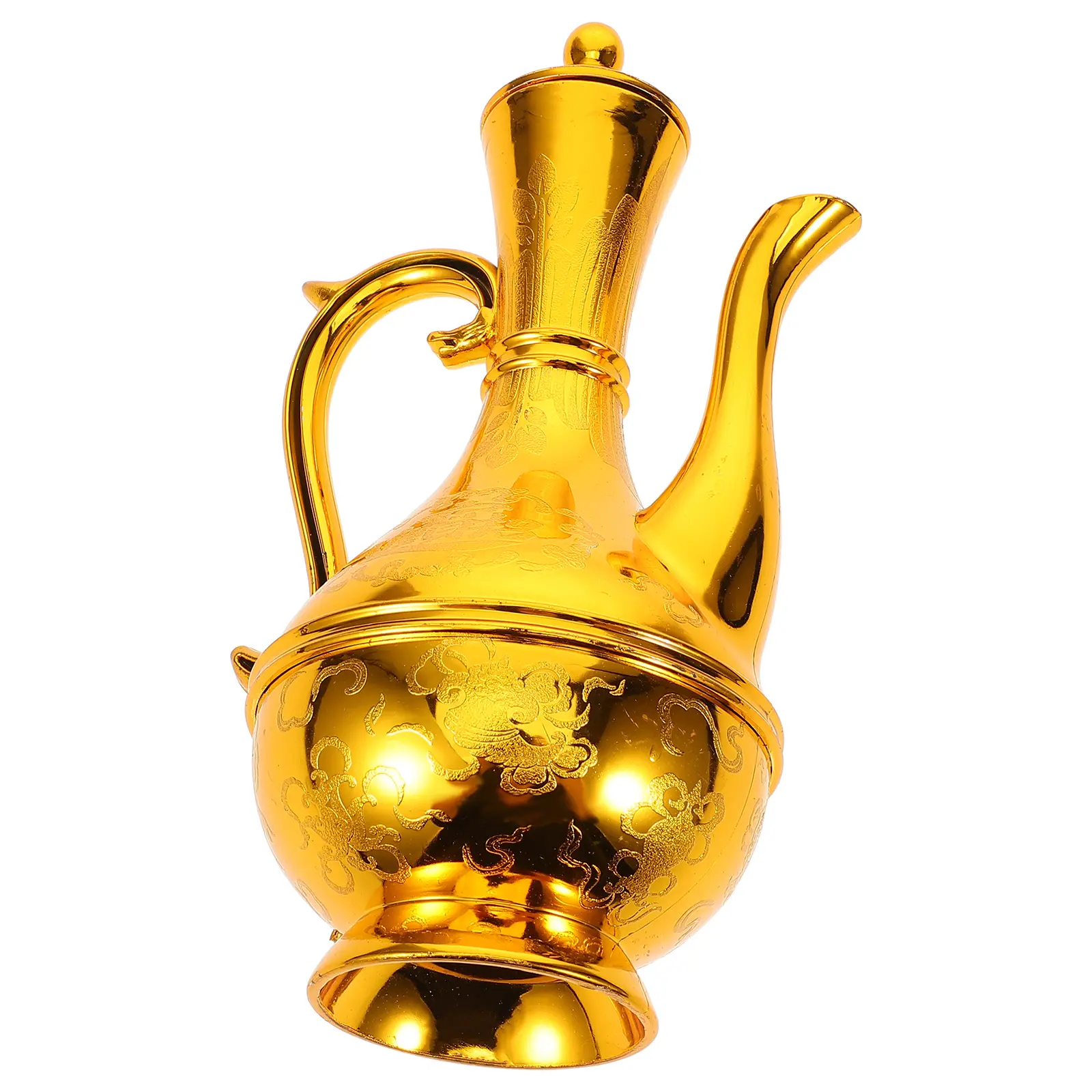 Plastic Wine Jug Decorative Teapot Cup Fine Workmanship Small Size Rational Capacity Unique Style Artistic Atmosphere